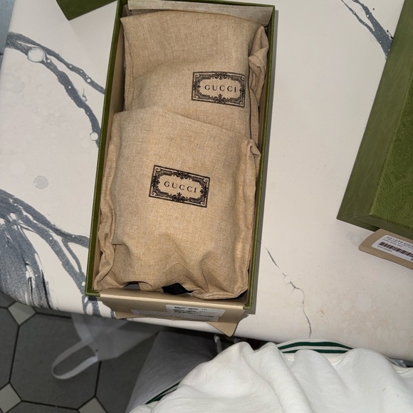 NEW GUCCI Nappa charlott sandal NERO - Picture 10 of 11